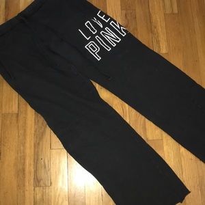 Pink victoria secret sweatpants